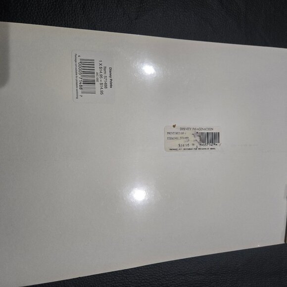 The Art of Disney Imagination 4 8 x 10 prints/stamps - Picture 2 of 2